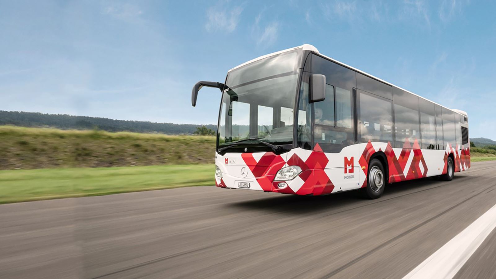 MOBIJU, the bus network of the canton of Jura operated by CarPostal.