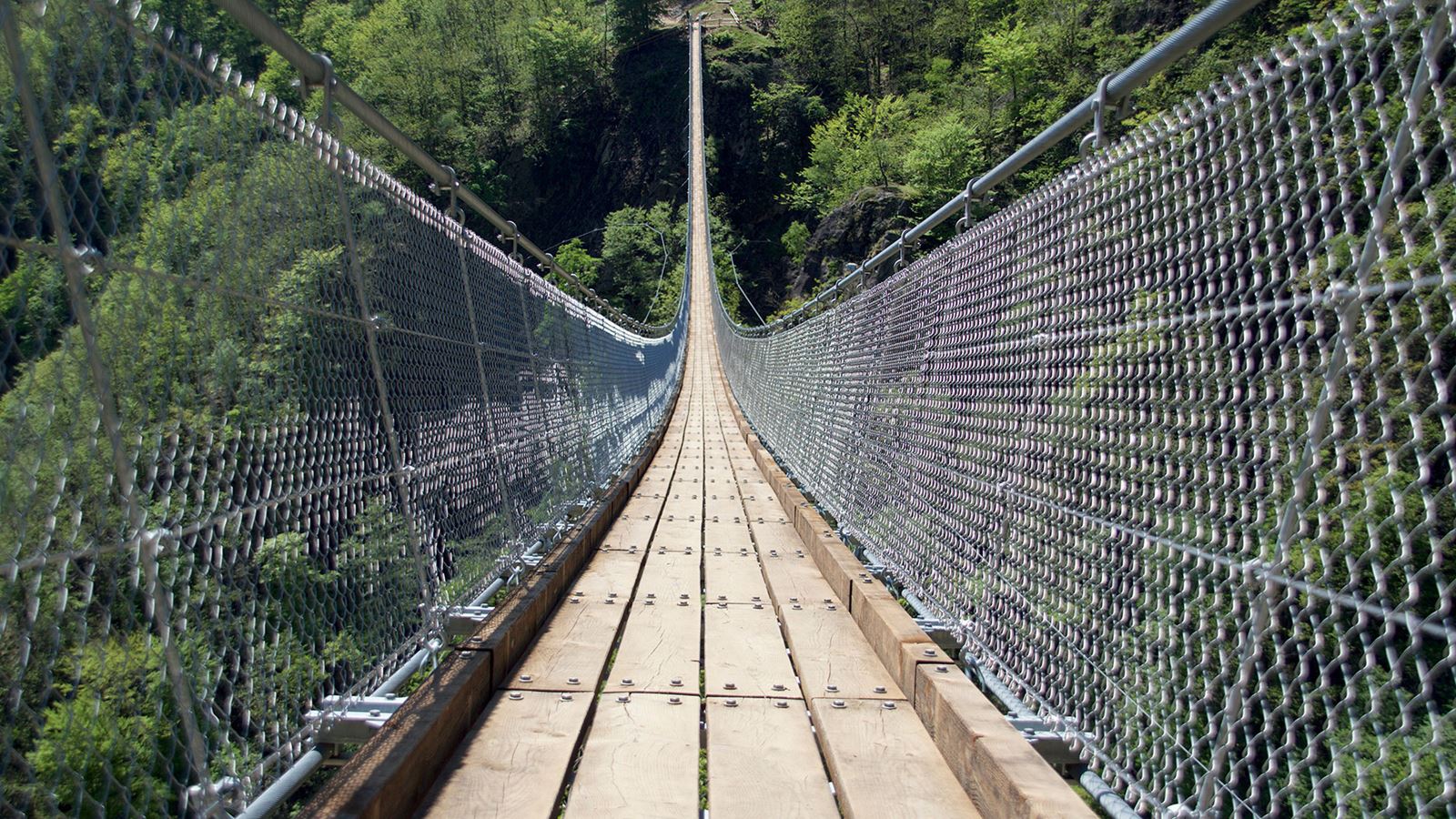Il ponte tibetano Carasc.