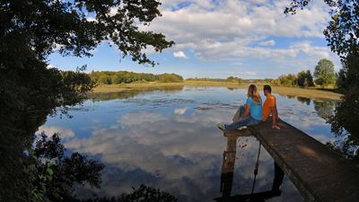 L’idilliaco ambiente naturale dei Bommer Weiher è l’ideale per una sosta. © Thurgau Tourismus