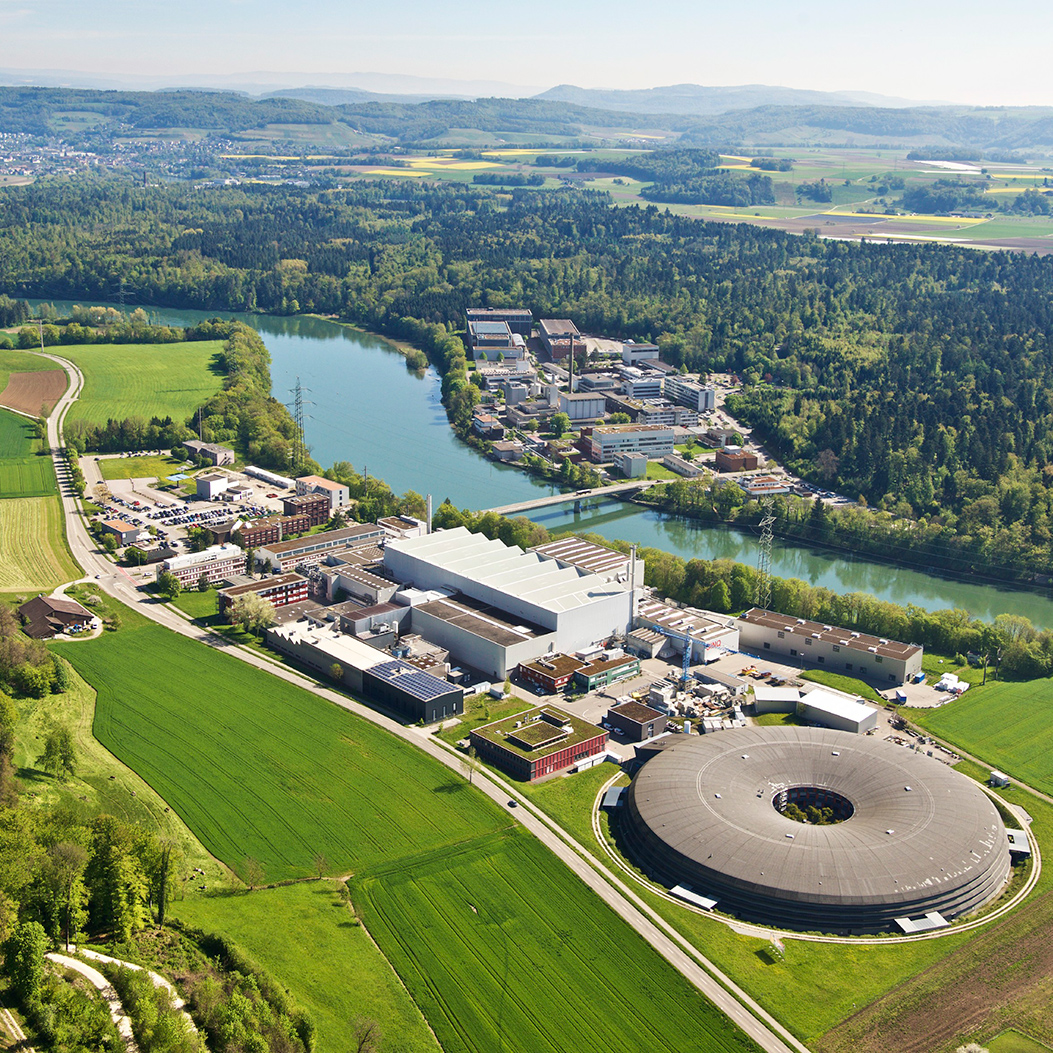 Aerial photograph of the research institute for natural and engineering sciences in Villigen