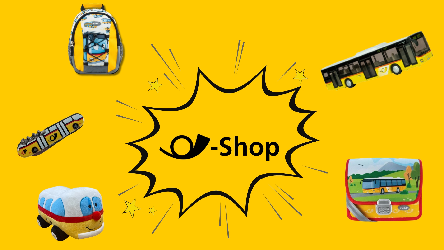 Gift ideas from PostBus.