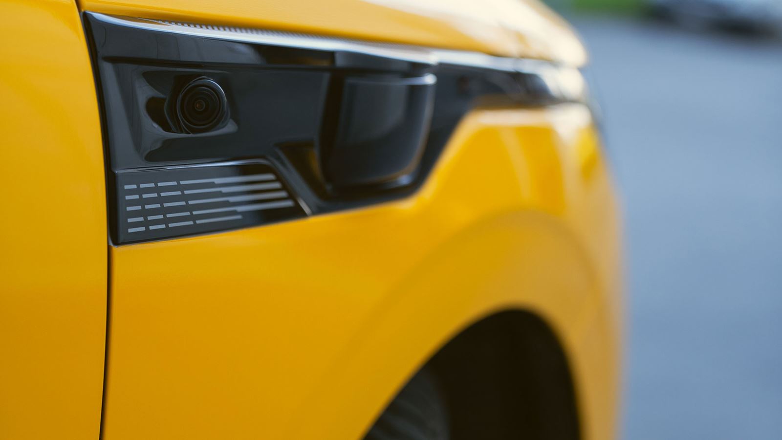 Camera sensor on an AmiGo vehicle