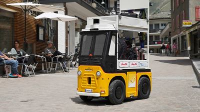 Robot à bagages «Robi» à Saas-Fee